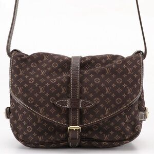 Louis Vuitton Saumur 30 Crossbody in Mini Lin Idylle Canvas and Leather